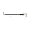 Buy cheap Power-Cable for Zacuto-Kameleon-EVF from Rotatable Right Angle 4 Pin Male to XLR 4 Pin Male Right Angle 30CM from wholesalers
