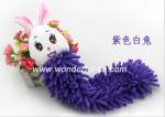 Chenille fast drying hanging microfiber hand towels wholesale