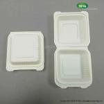 6 inch hamburger box non soggy, leak proof, disposable to go boxes made from