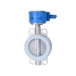 Sanitary SS304/316L Turbine Pair Butterfly Valve D371X-10/16P for Stop Water