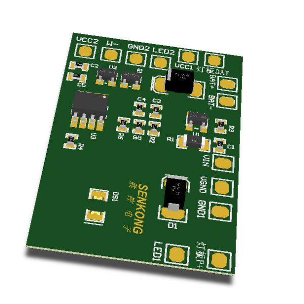Quality Adjustable Brightness Touch Button 32W Custom PCB Assembly for sale