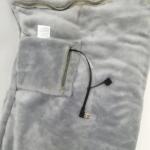 Light Weight Usb Heated Blanket 10W 5V safe Flannel 0.94kg