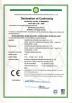 Guangdong Desinger Machienry Co., Ltd. Certifications