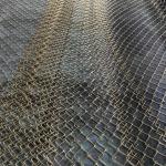 hot dip galvanized 6' tall diamond hole chain link iron wire mesh fence pvc