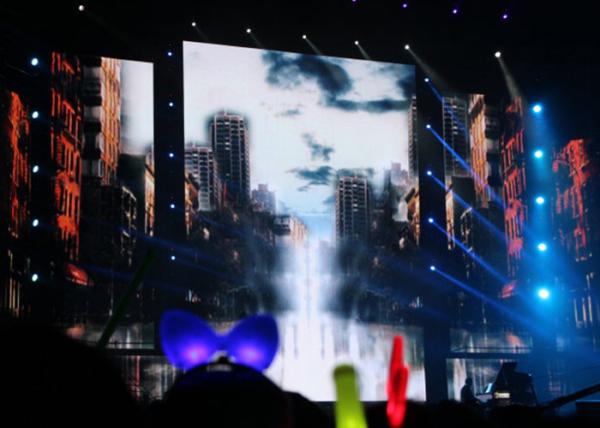 Buy cheap IP65 Outdoor Led Screen Rental / Stage Background LED Video Wall Screen 4.81mm from wholesalers
