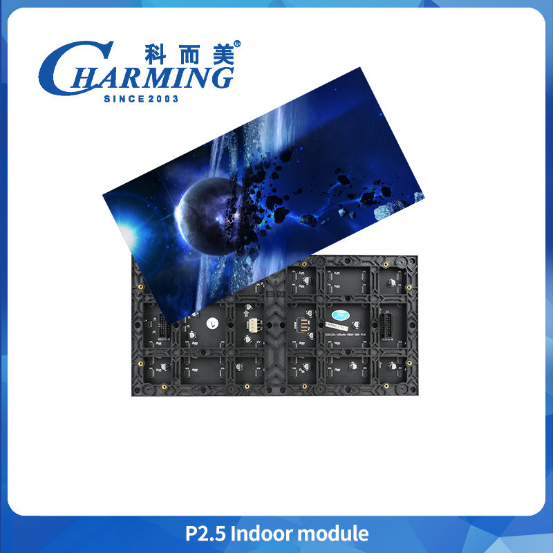 SMD 2020 P2.5 Led Indoor Module Screen 16 Bit RGB Full Colour Fixed Installation