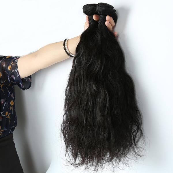 Buy cheap Natural Wave Real Human Hair Extensions 3 Bundles 7A Grade Shedding Free from wholesalers