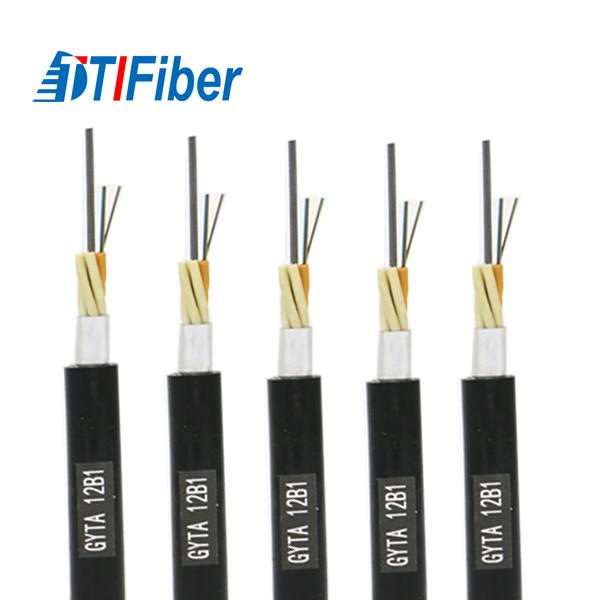 Buy cheap GYTA Fiber Optic Cable Optical Aluminum Tape 2 - 288 Core Strand G652d SM from wholesalers