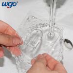 WGO Self Adhesive PC clear coat hook Heavy Duty For Hanging Coat Towel Kitchen