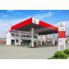 Buy cheap Prefabricated Steel Roof Trusses , Shed Building Space Frame For Petrol Station from wholesalers