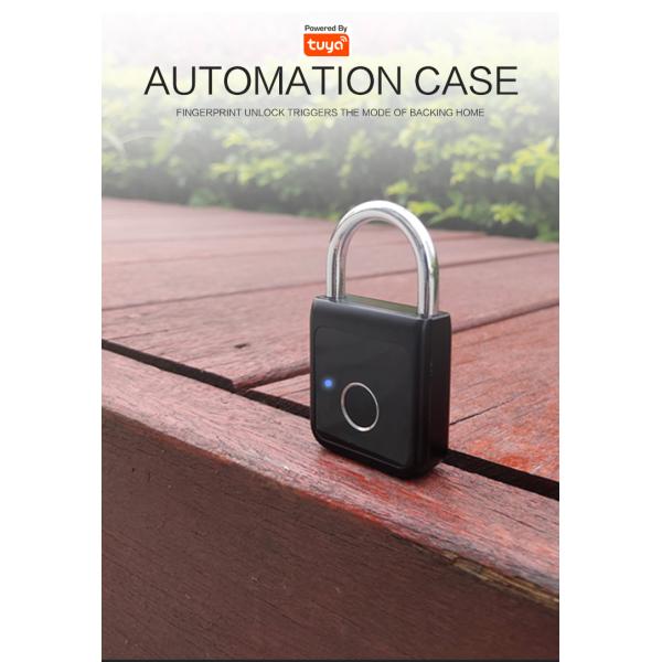 0.5s Smart Fingerprint Padlock Biometric App Controlled Padlock