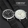 Buy cheap Fashion Watch Supplier in China Cheap Price Wristwatches Unisex Rose Gold Leather Watch Quartz Men Watch from wholesalers