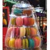 Buy cheap Food Safe Clear PET Macaron Packing Box Cake Roll Snow Crisp Baking Cookies Pastry Box from wholesalers