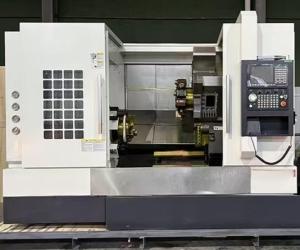 China TCK630 1000mm Metal Turning Center Flat Bed Cnc Lathe Machine With Driven Turret on sale