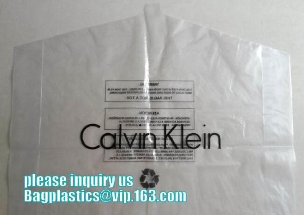 Buy cheap garment packaging bag cover dry clean poly garment bag rolls,laundry dry cleaning garment bag,Clear Polythene 21x4x54'', from wholesalers