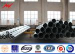 ISO 9001 Steel Metal Power Pole For 10M 33kv Transmission Line