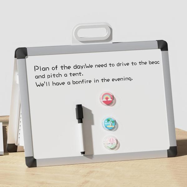 Buy cheap Dry Erase Small Desktop Whiteboard Portable Reusable Durable With Storage Bag from wholesalers