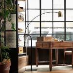 Black Floor Lamp Mantis Arm Floor Standing Lamp Industrial Bedroom Hercules LED