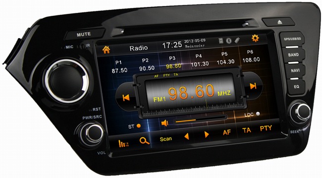 Car dvd players for Kia K2 /RIO 2011-2012 with car gps navigation OCB-8044