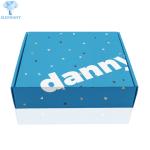 Ear Lock Blue Colored Corrugated Mailing Boxes 3 Ply 5 Ply