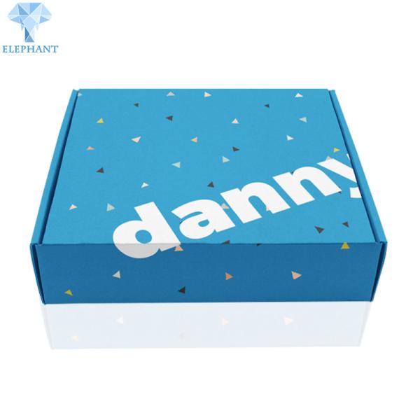 Buy cheap Ear Lock Blue Colored Corrugated Mailing Boxes 3 Ply 5 Ply from wholesalers
