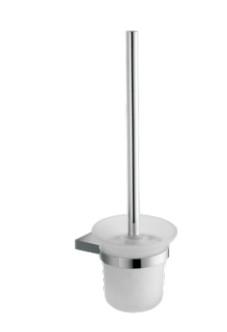 Buy cheap Toilet brush 85307-Square &Brass+SS304,Frosted glass&Chrome& Bathroom Accessory&fittings&Sanitary Hardware from wholesalers