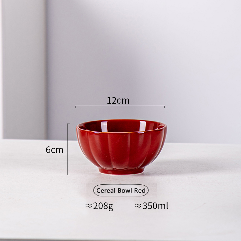 Irregular Nordic Ceramic Pumpkin Plate Set For 12 People Porcelain Table Plates Party