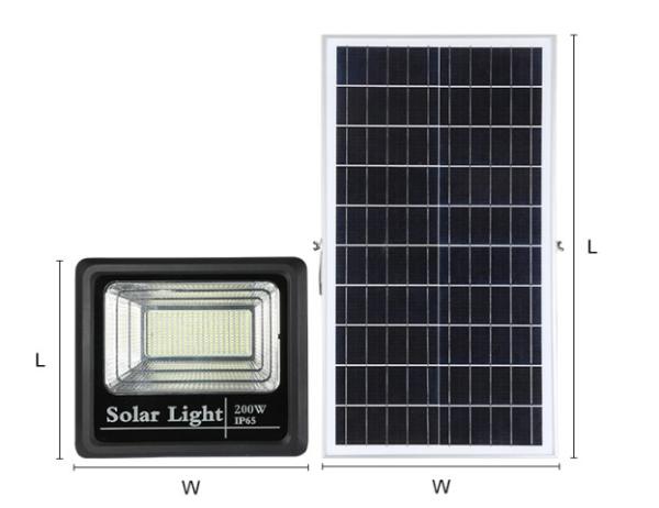 Buy cheap Outdoor 100W 196pcs Solar Panel LED Flood Light from wholesalers