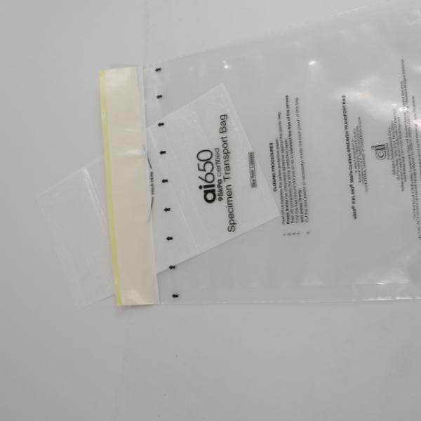 Buy cheap Transparent 95kpa Specimen Transportation Bags For Medical Lab Use from wholesalers