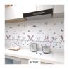 Buy cheap Modern Design Self-Adhesive Aluminum Foil Wallpaper for Kitchen Waterproof and Smoke Proof Wall Beautification from wholesalers