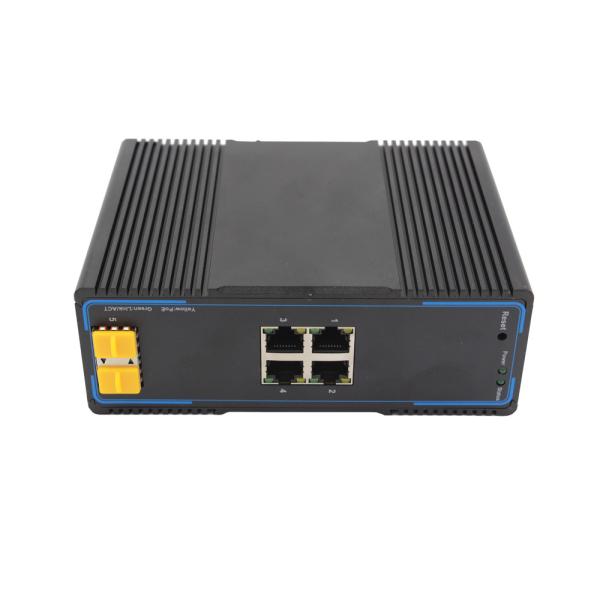Gigabit Managed Industrial Switch With Poe Function SFP Slot Port Surge