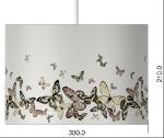 Digital Linen Animal Print Lampshade 200*350MM Drum Shade