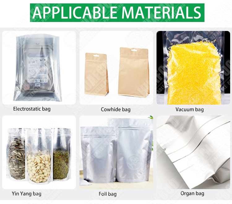 Automatic 3 Sides Sealing Weld Vacuum Food Package Bag Pouch Making Machine with Double Unwinding(Multi-Line Production)
