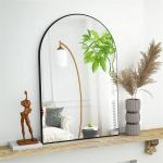 Customized Aluminum Alloy Bathroom Decorative Wall Hanging Mirror in Large Round