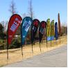 Buy cheap Pantone Colour Promotional Flag Banners Screen printed knitted polyester from wholesalers
