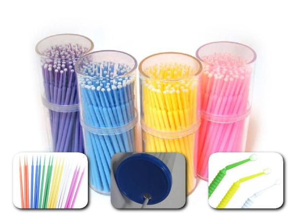 Buy cheap Disposable plastic dental micro brush micro applicator dental brush from wholesalers
