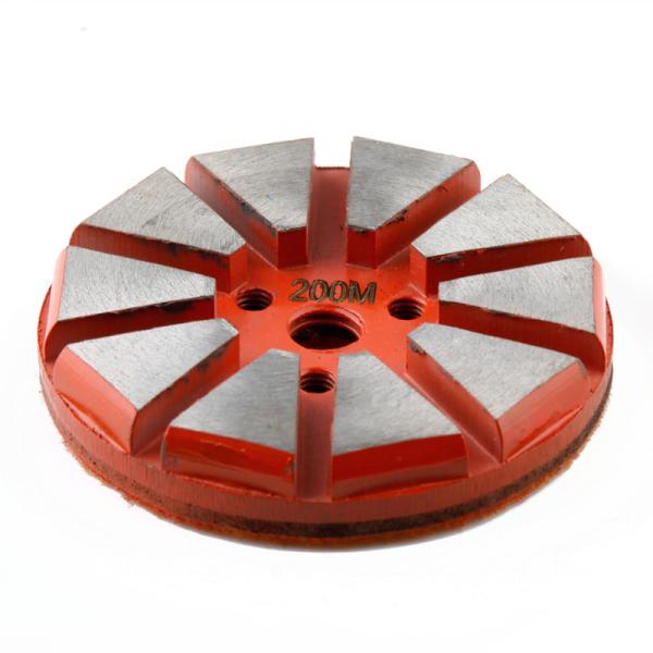 Buy cheap Orange Concrete Grinding Disc Grit 150 10mm Metal Grinding Block from wholesalers