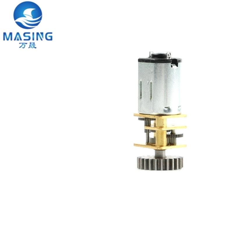 N20 Mini Gearbox DC Motor 6volt 60 Rpm DC Geared Motor For 3D Printer / Smart Lock