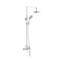 Buy cheap Brass Bath Shower Faucets Single Lever Exposed Shower Mixer OEM Round Classical product