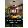 Buy cheap America Country Round Iron Wooden E27 Light Bulb Chandelier Pendant Lights(WH-VP-159) from wholesalers