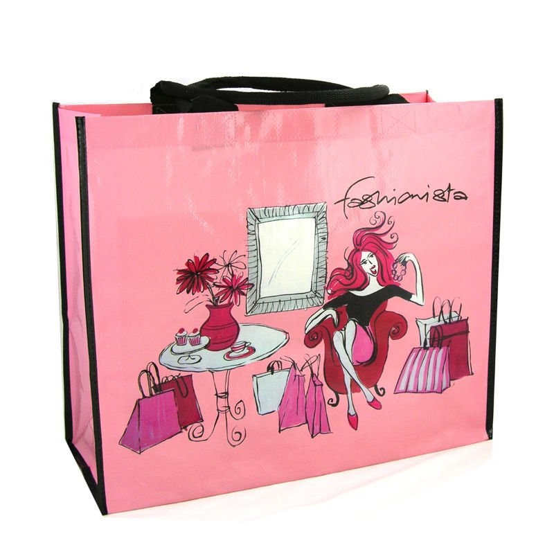100% Polypropylene Spunbond PP Shopping Bag 60-140gsm Customized