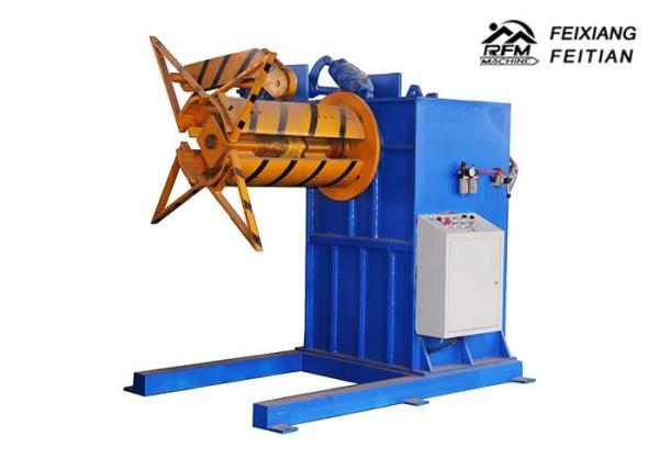 Buy cheap FX-E Roll Forming Equipment Single Head Sheet Metal Decoiler Machine / Electric Uncoiler from wholesalers