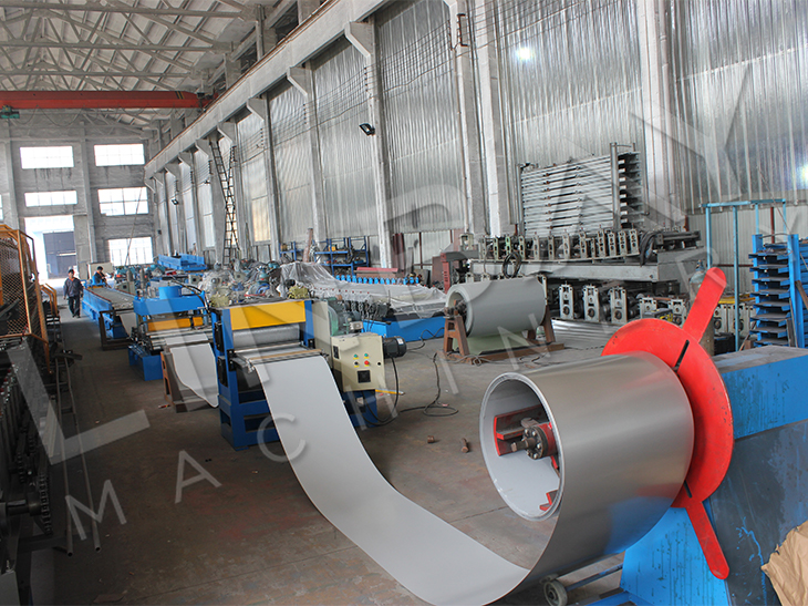 Fireproof High Speed Hydraulic Punch Metal Door Panel Roll Forming Production Line