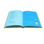4C Hardcover Book Printing with Uncoated Woodfree Paper and Spot UV