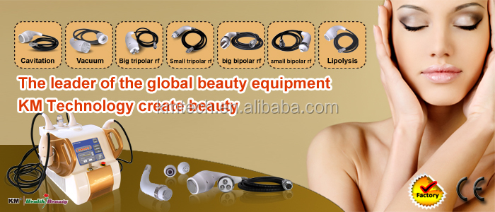 Commercial Cavitation RF Vacuum Slimming Machine 7 in 1 For Beauty Center