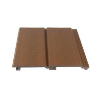 Buy cheap Fireproof 145x20.5mm WPC Cladding Panel Brown And Exterior Wood Plastic product