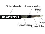 Rat-proof Flame Retardant GYFTZY63 Directly Buried Fiber Optical Cable High