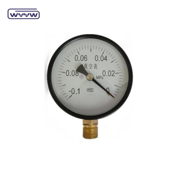 Buy cheap 1.6%Fs -30inhg Vacuum Pressure Gauge -1-0 Mpa 100mm Negative Pressure Manometer from wholesalers