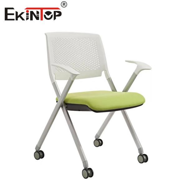 Buy cheap Modern Style Foldable Training Chair With Armrests Wheels Grey Painted Base from wholesalers