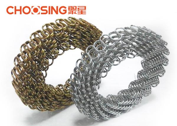 Buy cheap Economical 3.6mm In Roll Furniture Upholstery Zig Zag Springs Nosag Springs Black Color from wholesalers